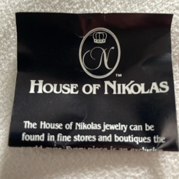 NWT House of Nikolas Gold Tone & CZ Ring Size 7 - Picture 7 of 7